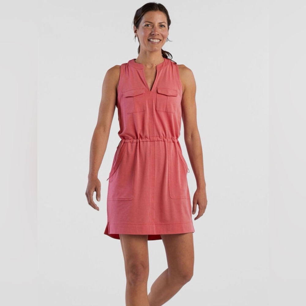 Title Nine sleeveless coral pink mini dress